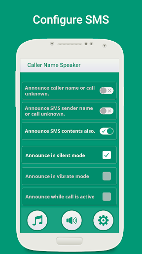 Caller Name Speaker- Speak SMS - Image screenshot of android app