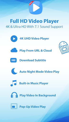 Video Player All Format - Full HD Video Player - عکس برنامه موبایلی اندروید