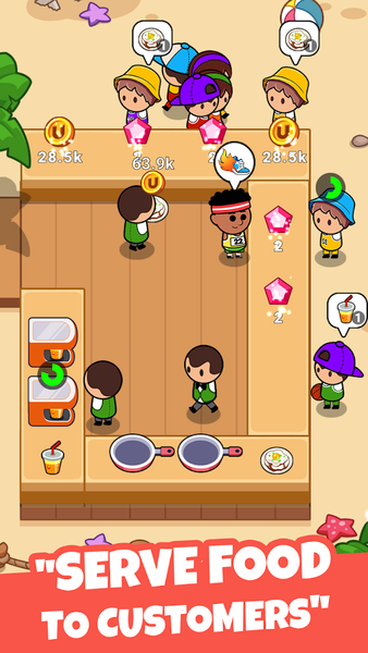 Food Fever: Idle Restaurant - Gameplay image of android game