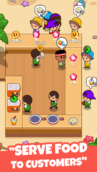 Food Fever: Restaurant Tycoon - Gameplay image of android game