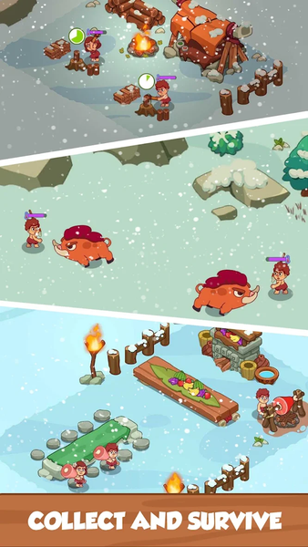 Icy Village: Tycoon Survival - Image screenshot of android app