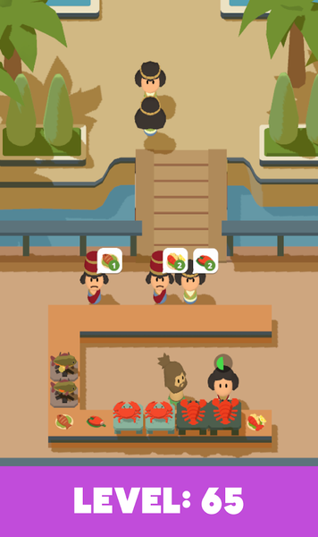 Idle Eras Bar: Food Tycoon - Gameplay image of android game