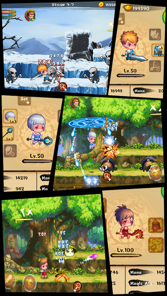 Soul Warriors: Heroes War - Gameplay image of android game