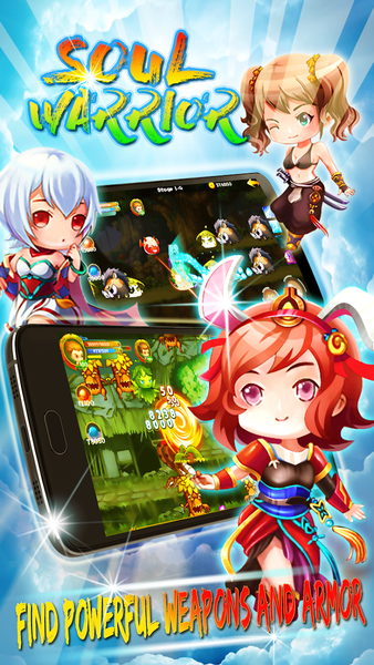 Soul Warriors: Heroes War - Gameplay image of android game