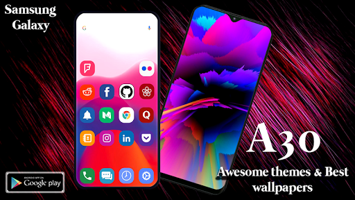 Galaxy A30 | Theme for galaxy A30 & launcher 🚀 - عکس برنامه موبایلی اندروید