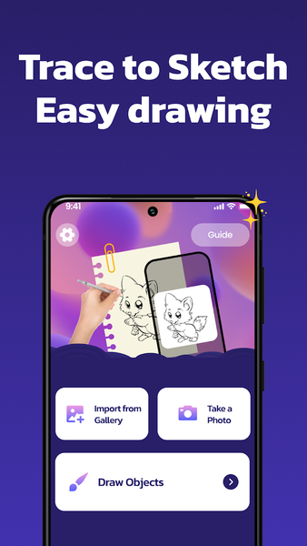 Trace Drawing - SketchAR - Image screenshot of android app