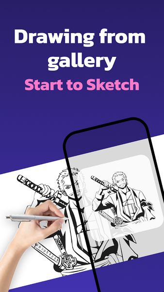 Trace Drawing - SketchAR - Image screenshot of android app