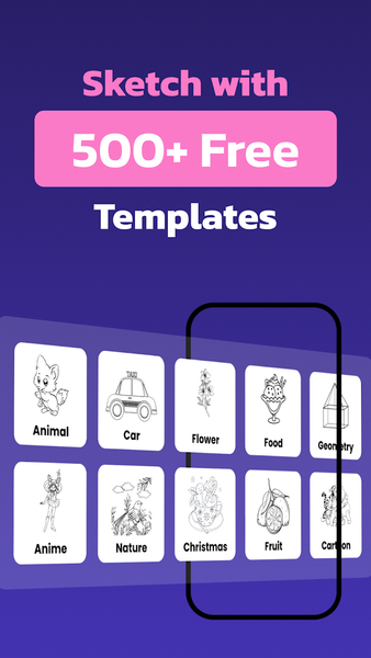Trace Drawing - SketchAR - Image screenshot of android app
