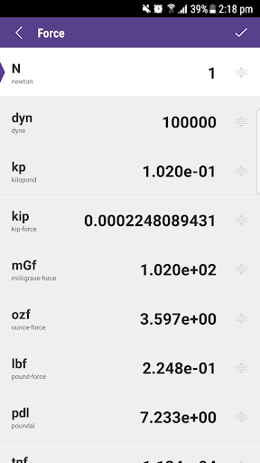 Unit Converter - Image screenshot of android app