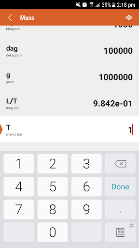 Unit Converter - Image screenshot of android app