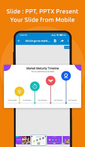 Document Reader: PDF, DOC, PPT - عکس برنامه موبایلی اندروید