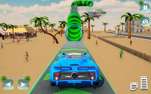 Ramp Car Beach Racing Stunts - عکس بازی موبایلی اندروید