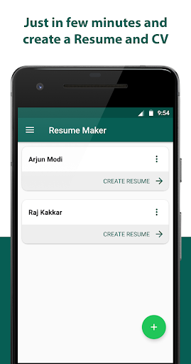 Resume Builder - CV Maker - Image screenshot of android app