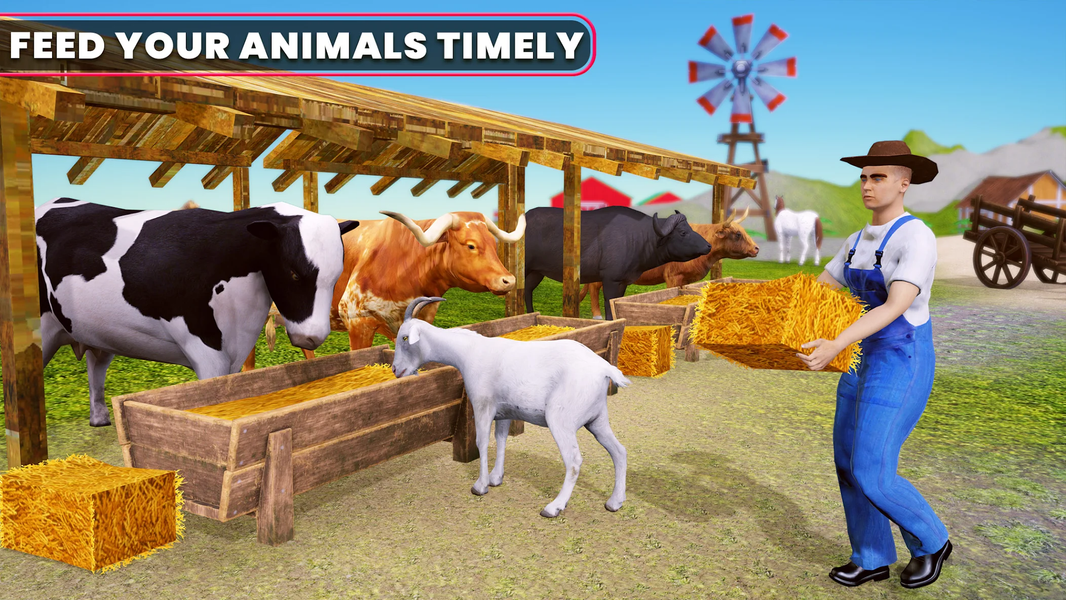 Village Animal Farm Simulator - عکس بازی موبایلی اندروید