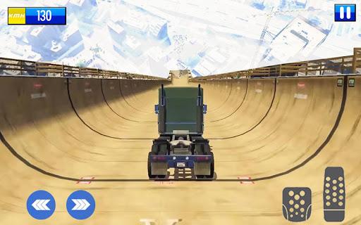 Heavy Bus Mega Ramps Stunts - Gameplay image of android game