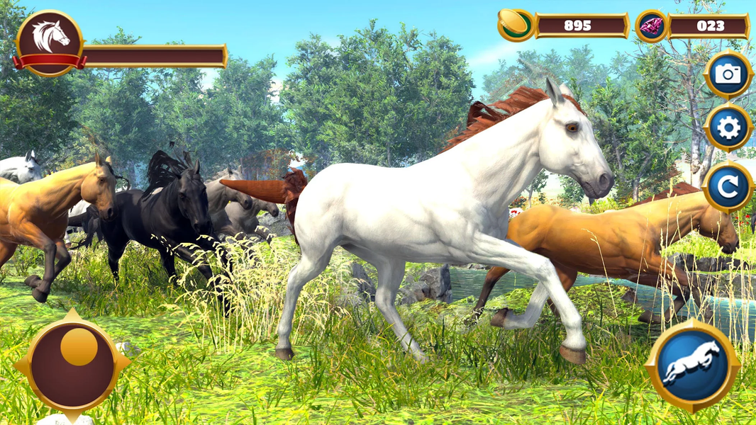 Virtual Horse Family Simulator - عکس بازی موبایلی اندروید