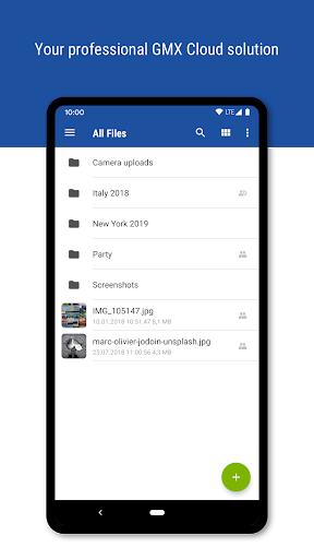 GMX Cloud - Image screenshot of android app