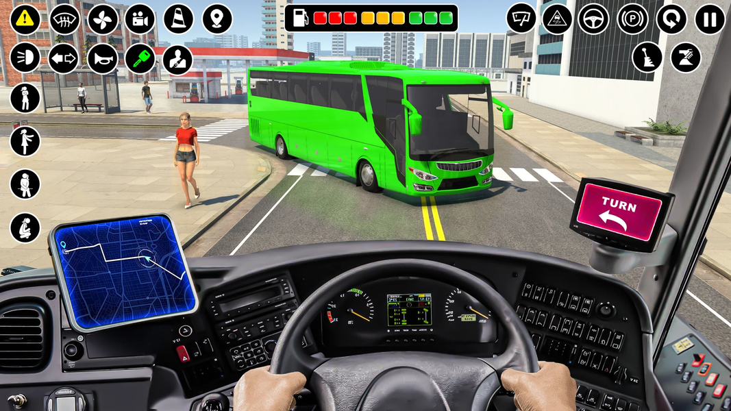 Bus Simulator 3D: Bus Games - Gameplay image of android game