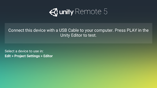 Unity Remote ۵ - عکس برنامه موبایلی اندروید