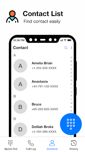 Contacts - Image screenshot of android app