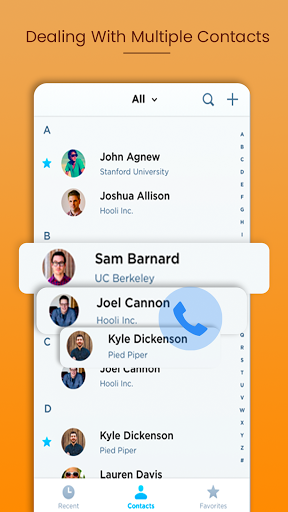 Contacts - عکس برنامه موبایلی اندروید