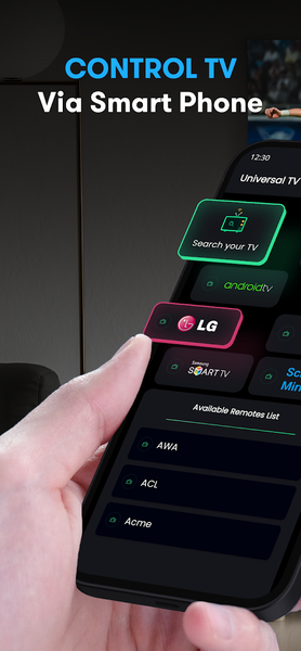 Universal Smart TV Remote - عکس برنامه موبایلی اندروید