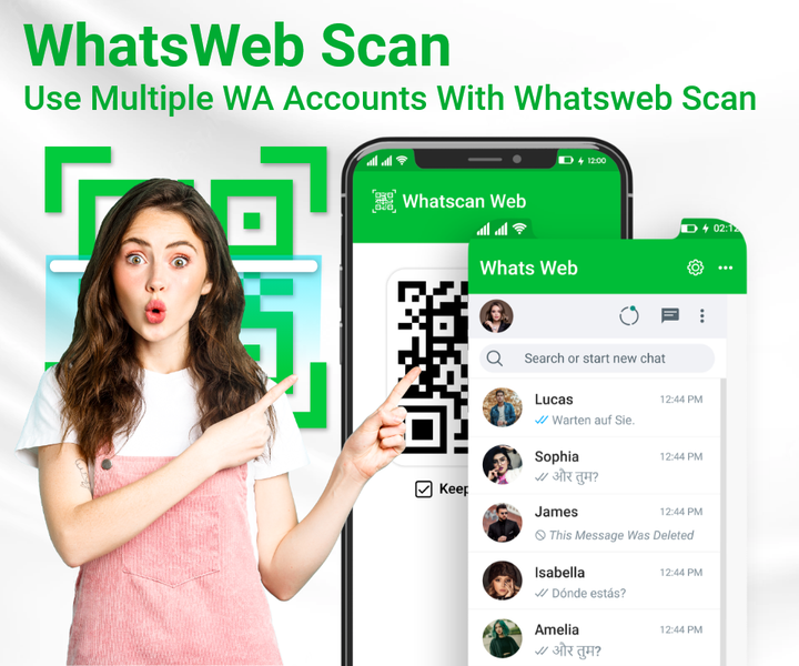 Whatscan for Web Dual Whatsweb - Image screenshot of android app