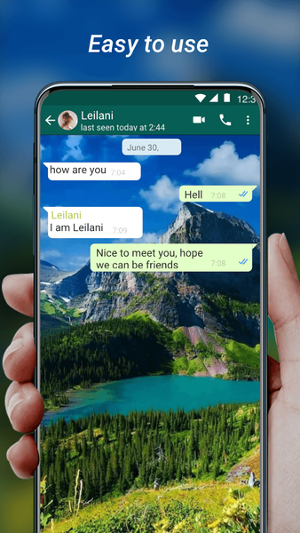 Wallpapers for WA Chat - Image screenshot of android app