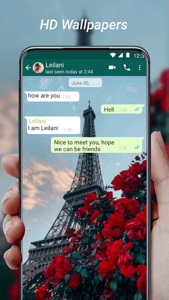 Wallpapers for WA Chat - Image screenshot of android app