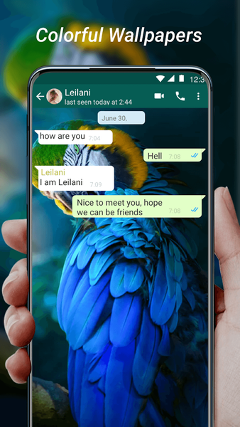 Wallpapers for WA Chat - Image screenshot of android app
