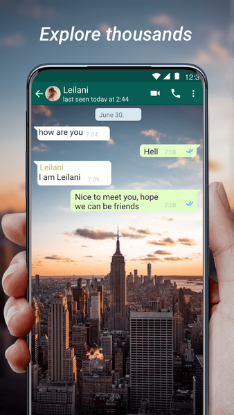 Wallpapers for WA Chat - Image screenshot of android app