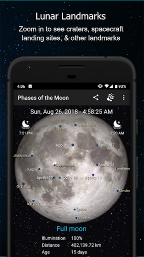 Phases of the Moon - Image screenshot of android app