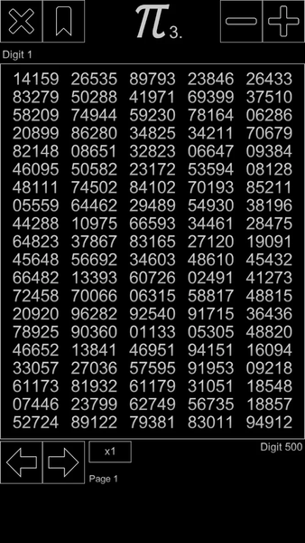 Memorize Pi Digits - 3.14π - Gameplay image of android game