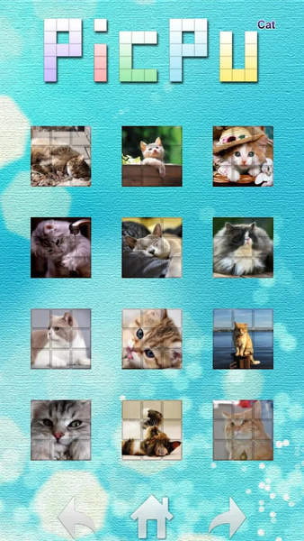 PicPu - Cat Picture Puzzle - Gameplay image of android game