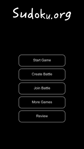 Sudoku.org - LAN Battle - Image screenshot of android app