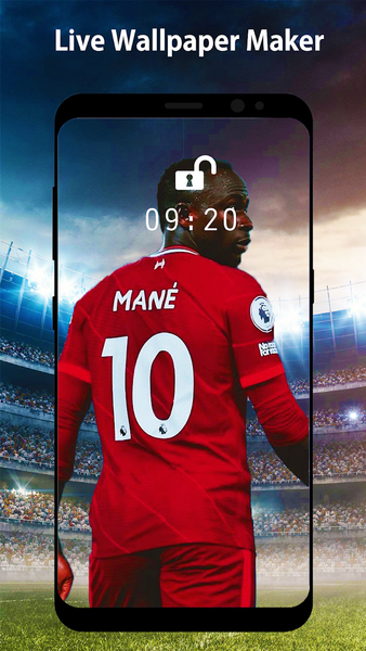 Football Live Wallpaper Maker - عکس برنامه موبایلی اندروید