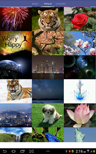Free Wallpapers - عکس برنامه موبایلی اندروید