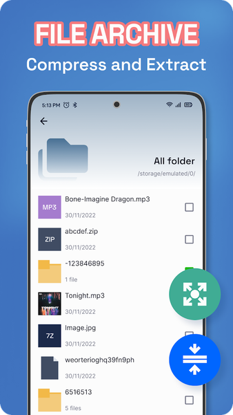 ZIP, RAR: File Compressor - Image screenshot of android app