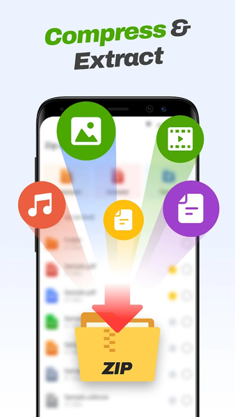 ZIP RAR Extractor: Unzip Files - عکس برنامه موبایلی اندروید
