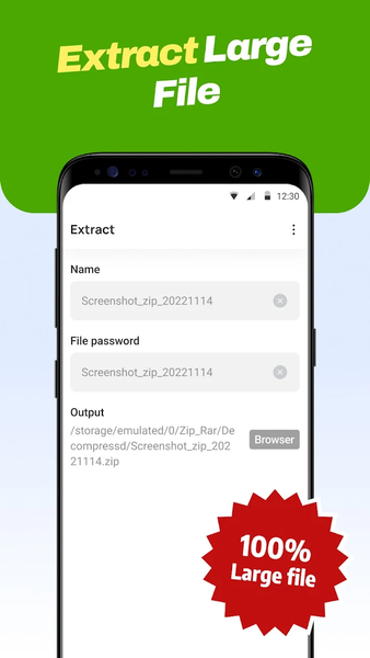 ZIP RAR Extractor: Unzip Files - عکس برنامه موبایلی اندروید