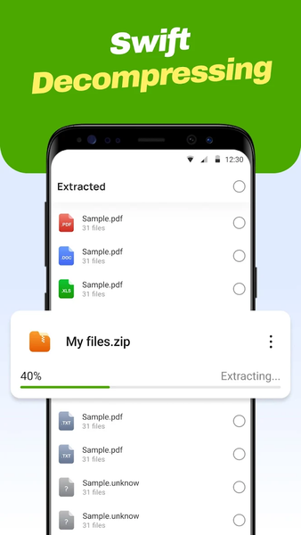 ZIP RAR Extractor: Unzip Files - عکس برنامه موبایلی اندروید