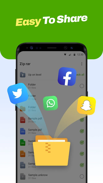 ZIP RAR Extractor: Unzip Files - عکس برنامه موبایلی اندروید
