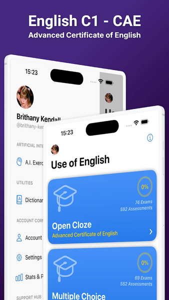 English C1 CAE - Image screenshot of android app