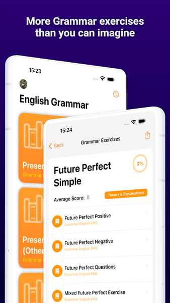 English Grammar PRO - Image screenshot of android app