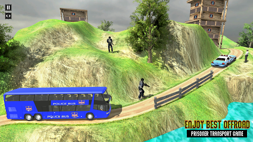 Police Bus Prison Transport 3D - Gameplay image of android game