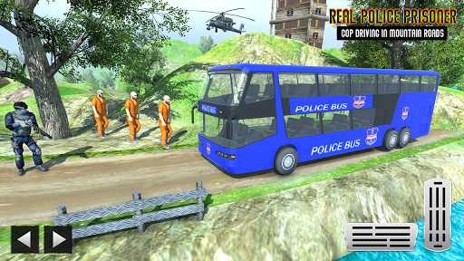 Police Bus Prison Transport ۳D - عکس بازی موبایلی اندروید