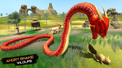 Wild Hungry Anaconda Simulator - Gameplay image of android game
