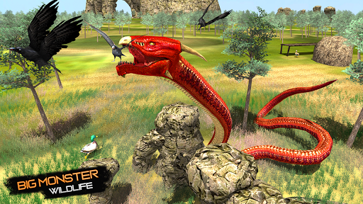 Wild Hungry Anaconda Simulator - Gameplay image of android game