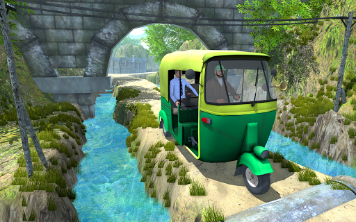 Tuk Tuk Simulator Transport Driver ۳D - عکس بازی موبایلی اندروید