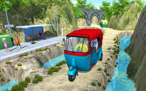 Tuk Tuk Simulator Transport Driver 3D - عکس بازی موبایلی اندروید